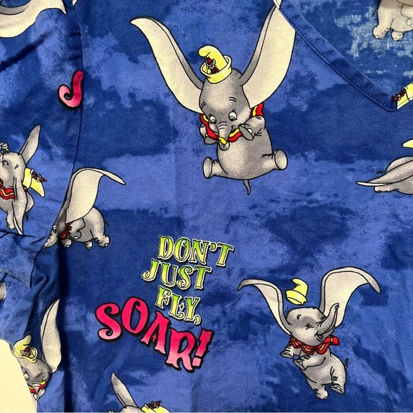 Disney Dumbo Scrub Top Shirt 2XL - Picture 3 of 6